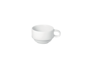 Table Top - Tazza Caffè Impilabile Bianca 9 cl - Set 6 pz