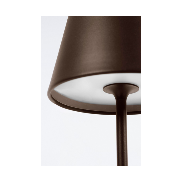 Bizzotto - Lampada a Led da Tavolo Etna Marrone