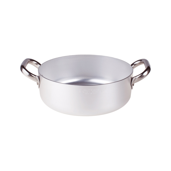 Agnelli – Casseruola Bassa Due Manici in Alluminio Ø 34cm