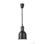 Hendi - Lampada Termica Cilindrica Regolabile Nero - 230V/250W