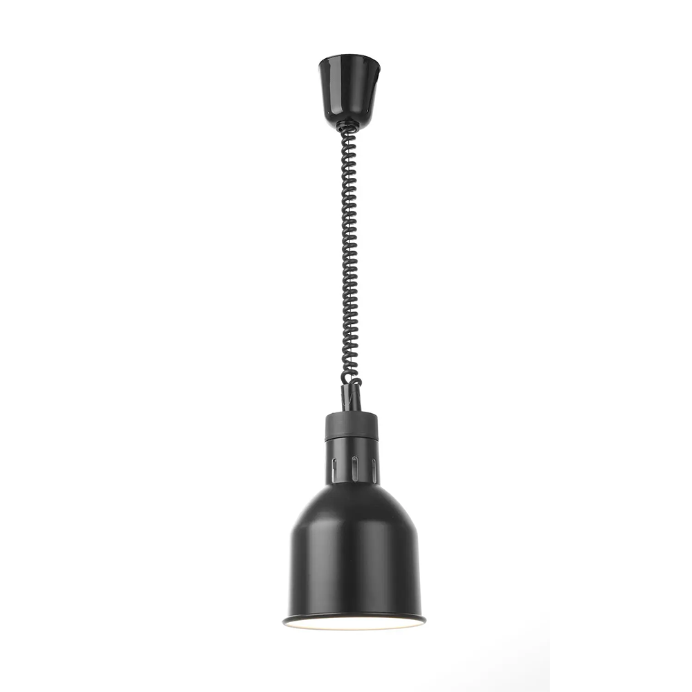 Hendi - Lampada Termica Cilindrica Regolabile Nero - 230V/250W Hendi - Lampada Termica Cilindrica Regolabile Nero - 230V/250W
