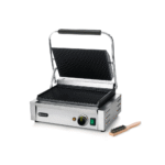 Hendi - Piastra/Grill per Panini Rigata - 2200W