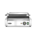 Hendi - Piastra/Grill per Panini Rigata - 2200W