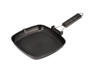 Ilsa - Bistecchiera Quadra DietiGrill per Induzione in Alluminio 26x26 cm