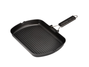 Ilsa - Bistecchiera Rettangolare DietiGrill per Induzione in Alluminio 25x35 cm