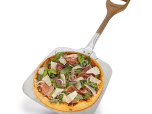 Boska - Pala per Pizza Piccola in Alluminio e Legno 77x32 cm