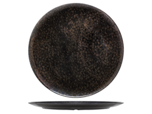 Morini - Vassoio Tondo Meteora Gold in Melamina Ø45 cm