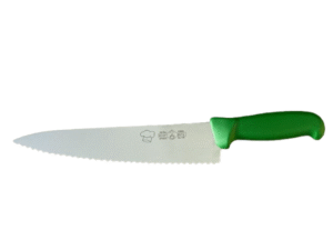 Scoft Botz - Coltello Cucina a Sega Largo 25 cm - Manico Verde