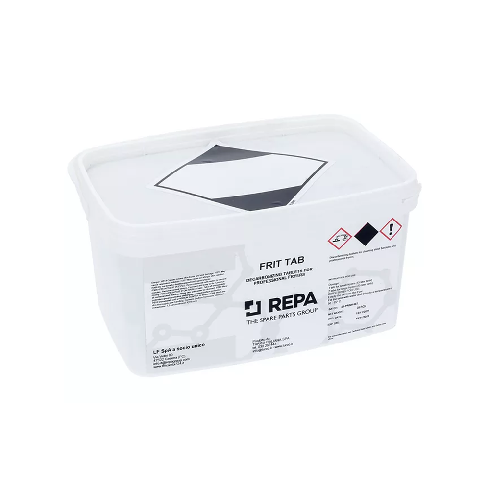 Tieffe - Frit Tab Pastiglie Detergenti per Friggitrice - 35 pz Tieffe - Frit Tab Pastiglie Detergenti per Friggitrice - 35 pz