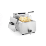 Hendi - Friggitrice Profi Line Digitale 8 Lt con Rubinetto 230V/3500W