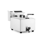 Hendi - Friggitrice Profi Line Digitale 8 Lt con Rubinetto 230V/3500W