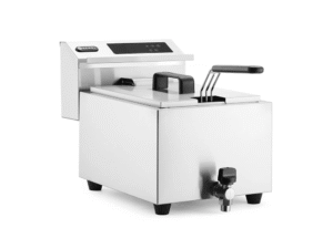 Hendi - Friggitrice Profi Line Digitale 8 Lt con Rubinetto 230V/3500W
