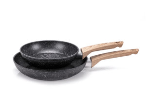 Moneta - Set Padelle Magnolia Wood per Induzione 24+28 cm