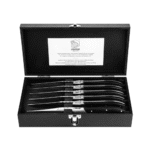 Laguiole - Coltello Bistecca Luxury Black Lama 10,5 cm - Set 6 pz