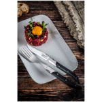 Laguiole - Coltello Bistecca Luxury Black Lama 10,5 cm - Set 6 pz