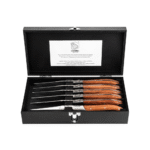 Laguiole - Coltello Bistecca Luxury Pakka Rose Lama 10,5 cm - Set 6 pz