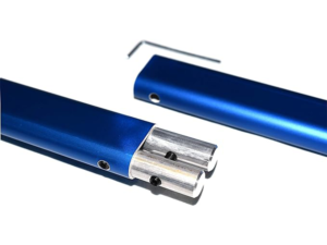 GiMetal - Pala Pizza Tonda Forata 36 cm Manico Smontabile 180 cm