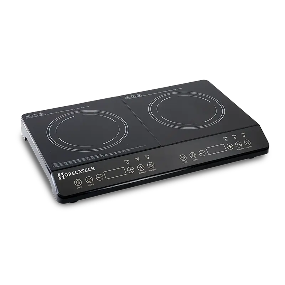 Horecatech - Piastra a Induzione Digitale Bizona 3500W Horecatech - Piastra a Induzione Digitale Bizona 3500W