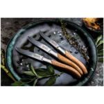Laguiole - Coltello Bistecca Luxury Oak Stonewash Lama 10,5 cm - Set 6 pz