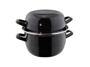 Ilsa - Cocotte per Molluschi in Ferro con Coperchio Ø 24cm