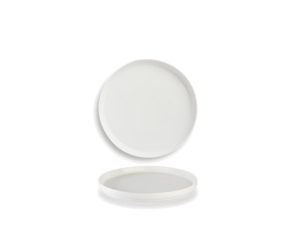 Kaleidos - Piatto Piano Berlin Nordic Bianco 21 cm - Set 6 pz