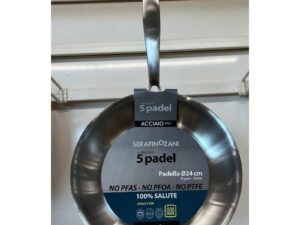 Serafino Zani – Padella in Acciaio Inox per Induzione 20 cm - 5Padel