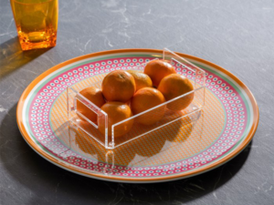 Vesta - Vassoio Tondo Decor Ethnic in Melamina Ø38 cm