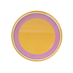 Vesta - Vassoio Tondo Decor Ethnic in Melamina Ø38 cm