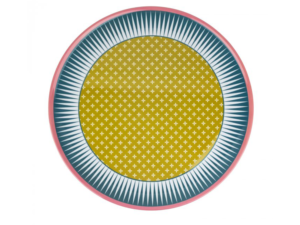 Vesta - Vassoio Tondo Decor Modern in Melamina Ø38 cm