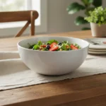Kaleidos - Piatto Fondo/Insalatiera Berlin Nordic Bianco 21 cm - Set 4 pz