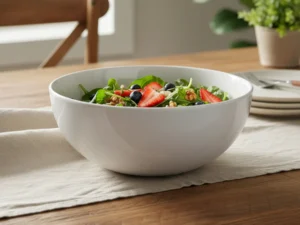 Kaleidos - Piatto Fondo/Insalatiera Berlin Nordic Bianco 21 cm - Set 4 pz