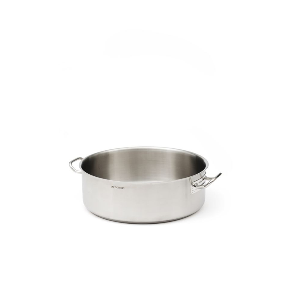 Comas - Casseruola Bassa in Acciaio Inox 2 Maniglie 32cm Comas - Casseruola Bassa in Acciaio Inox 2 Maniglie 32cm