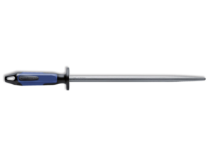 Dick - Acciaino Tondo Blu/Nero Grana Fine 30 cm