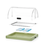 Hendi - Vetrinetta Uniq Refrigerante Singola Verde 46x35,5 cm