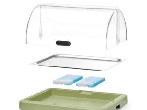 Hendi - Vetrinetta Uniq Refrigerante Singola Verde 46x35,5 cm