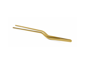 Comas - Pinza Chef Curva in Acciaio Inox 20 cm Colore Oro