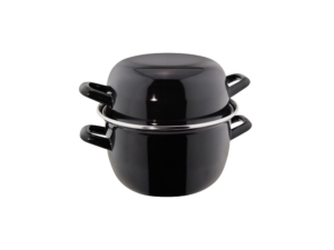 Ilsa - Cocotte per Molluschi in Ferro con Coperchio Ø 18cm