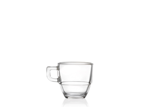 RCR - Tazzina Impilabile Moka in Vetro 12 cl - Set 6 pz