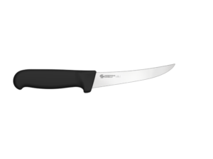Sanelli Ambrogio - Coltello Disosso Curvo 13 cm Supra - Manico Nero