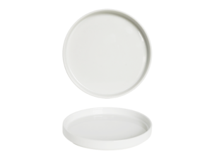 Saturnia - Piatto Piano Oslo Bianco 24 cm - Set 6 pz