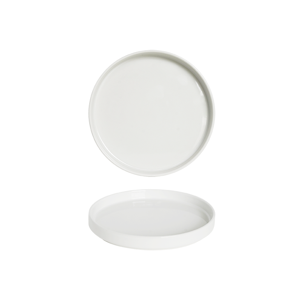 Saturnia - Piatto Piano Oslo Bianco 24 cm - Set 6 pz Saturnia - Piatto Piano Oslo Bianco 24 cm - Set 6 pz