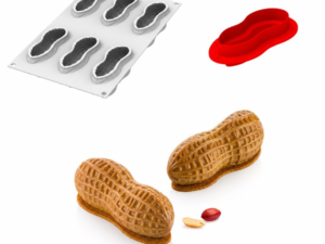 Silikomart Professional - Stampo in Silicone Arachide 100 - 6 Cavità
