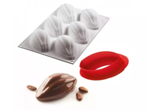 Silikomart Professional - Stampo in Silicone Cacao 120 - 6 Cavità