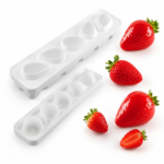 Silikomart Professional - Stampo in Silicone Fragola 120 - 5 Cavità