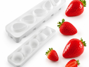 Silikomart Professional - Stampo in Silicone Fragola 120 - 5 Cavità