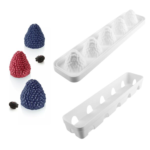 Silikomart Professional - Stampo in Silicone Mora e Lampone 110 - 5 Cavità
