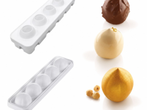 Silikomart Professional - Stampo in Silicone Nocciola 125 - 5 Cavità