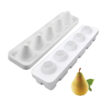 Silikomart Professional - Stampo in Silicone Pera e Fico 115 - 5 Cavità