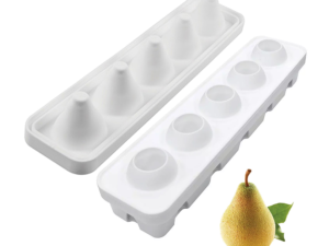 Silikomart Professional - Stampo in Silicone Pera e Fico 115 - 5 Cavità