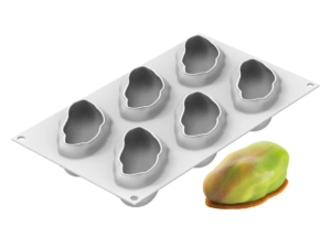 Silikomart Professional - Stampo in Silicone Pistacchio 120 - 6 Cavità